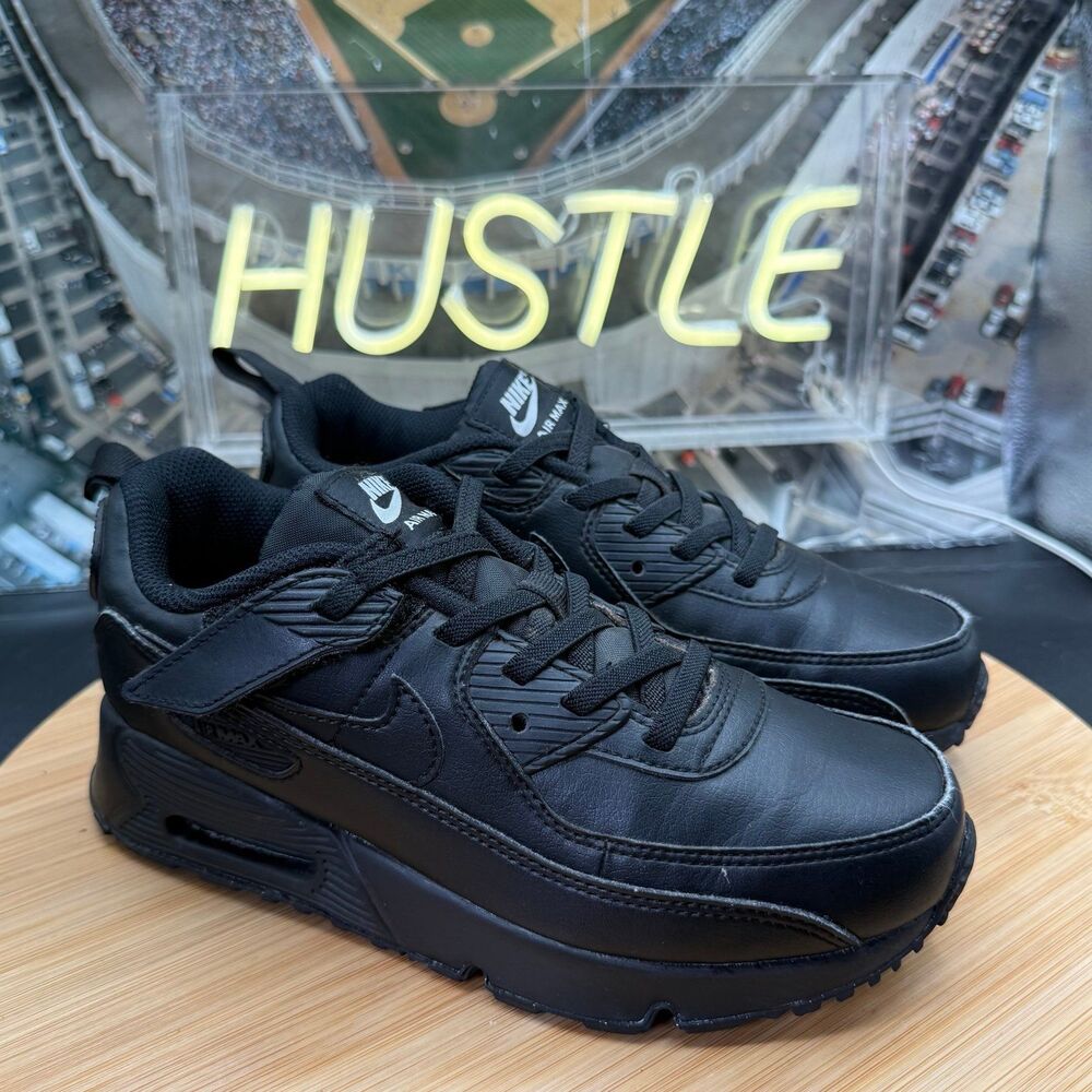 Nike Air Max 90 (GS) Sneakers “Triple Black” Youth Size 5Y